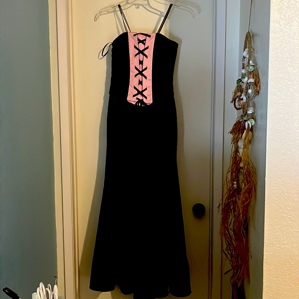 Jessica McClintock y2k witchy corset gown